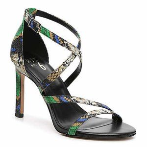 *NEW* Green Snake Sandal High Heel